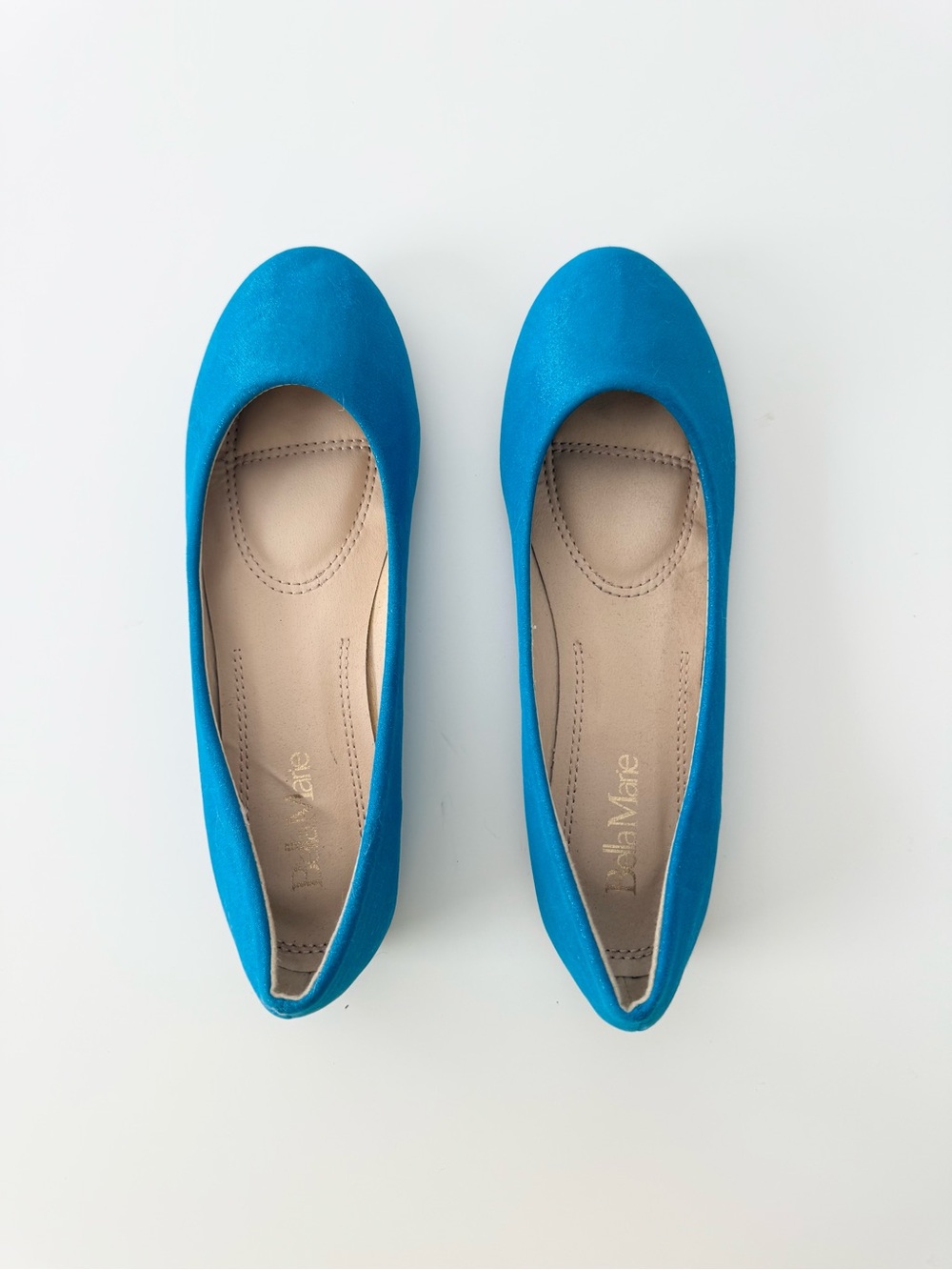 ✧ cobalt blue shimmer ballet flats ✧